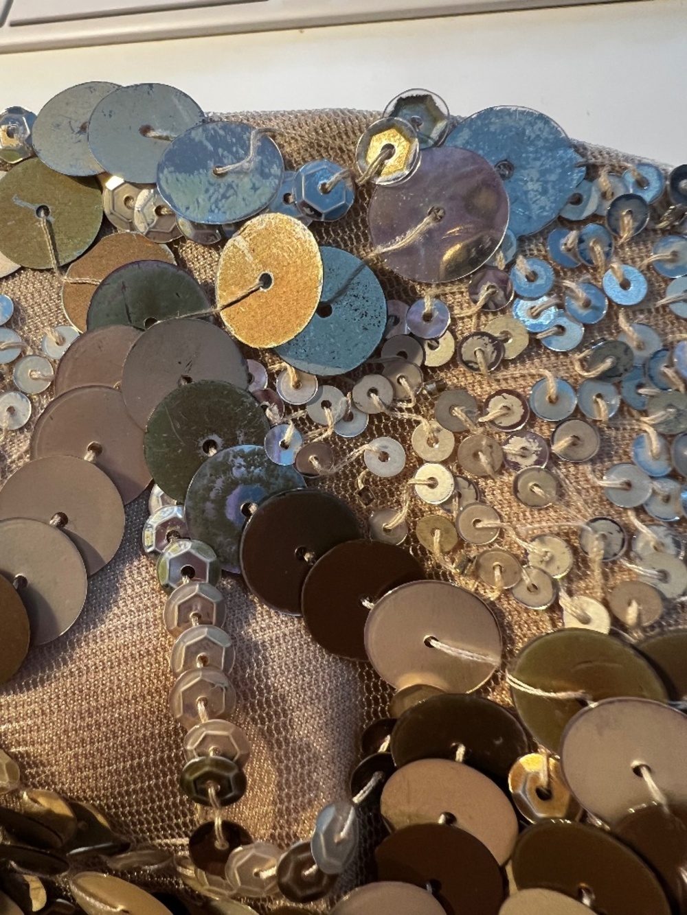 Sherri Hill beige brown sequin strapless sweetheart mini cocktail party dress 2 - Picture 17 of 17